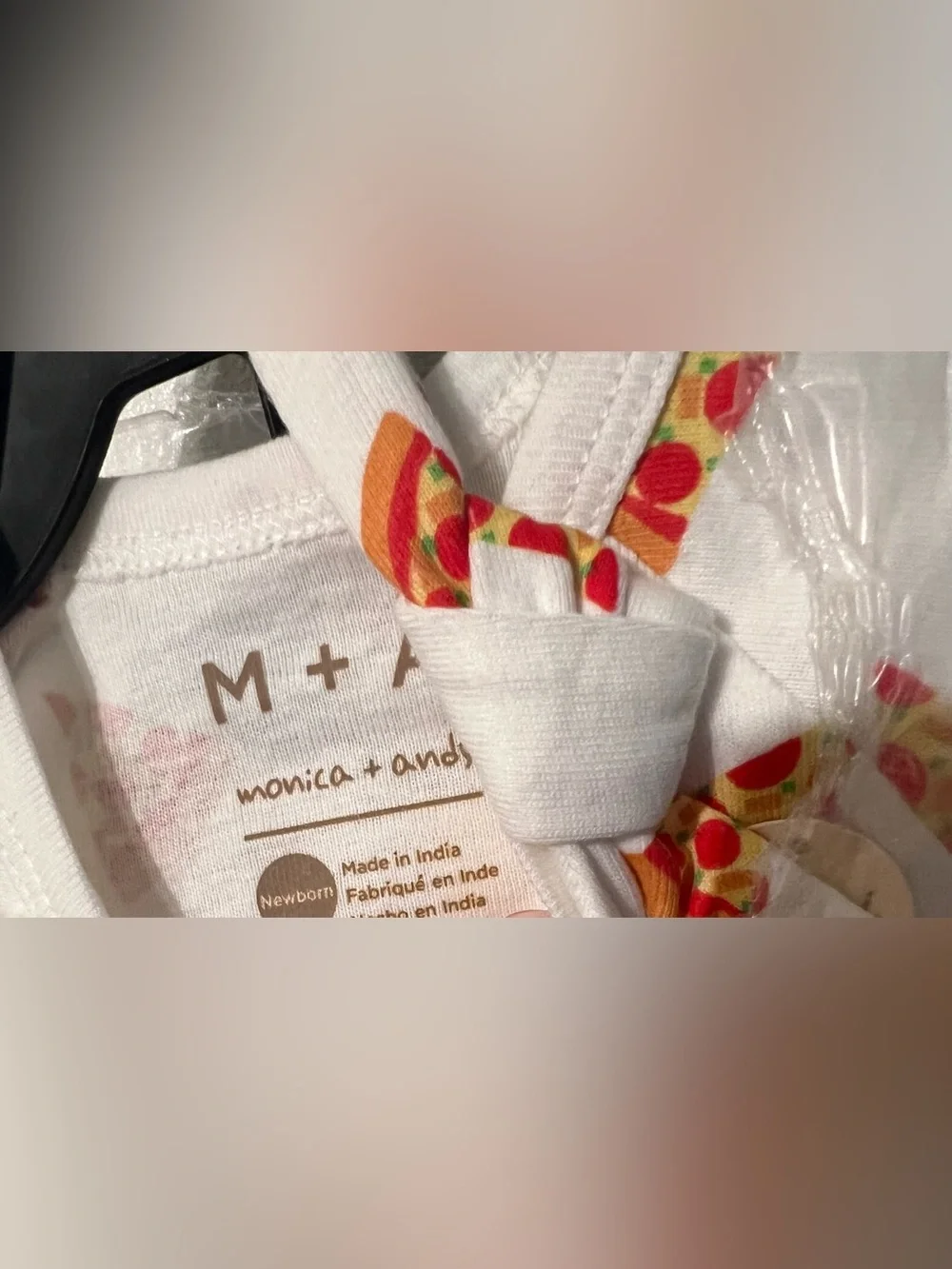 Monica + Andy Gender Neutral Newborn 4 Pc Pizza Themed Welcome Home Gift Set NWT
